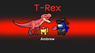 T REX Mod in Among Us!