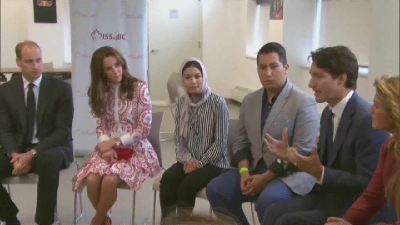 Will and Kate visit refugee centre on their Canadian trip