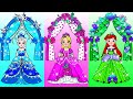 Trucos Y Manualidades Para Muñecas De Papel - Arte De Papel Vestido De Novia De Princesa De Disney