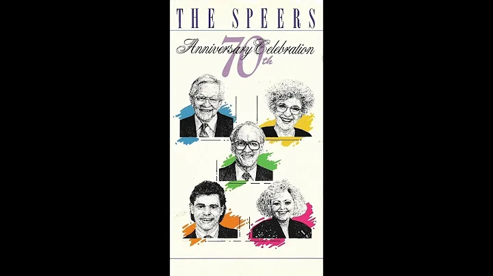 70th Anniversary Celebration OOP VHS - The Speers (1991) [Full Concert]