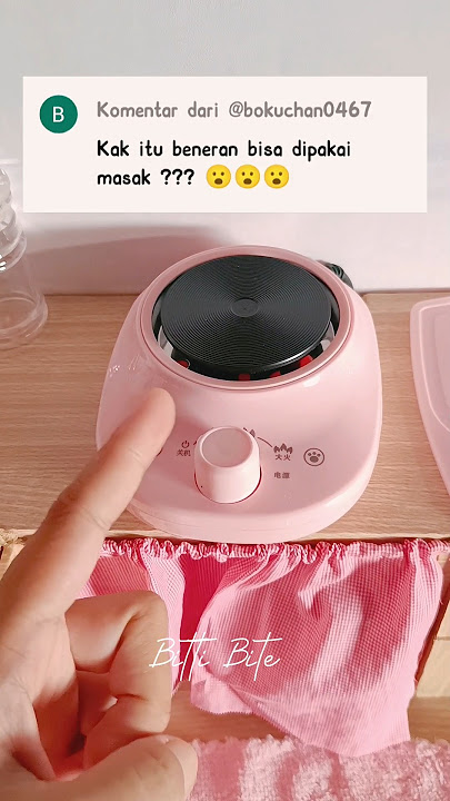 Cobain masak air di kompor mini #dapurmini #minikitchen #mainanmasakmasakan #mainananak #miniature