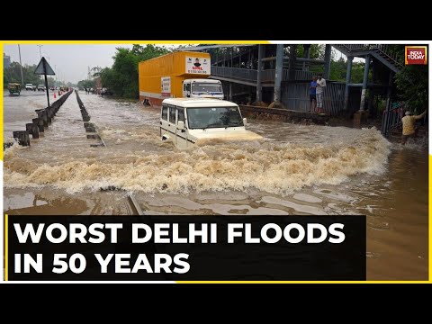 Delhi NCR Is In Mega Delhi Delug & A Civic Mess As Large Parts Of Delhi Go Underwater | Watch