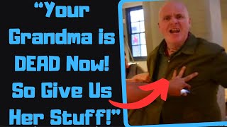 r\/EntitledPeople - Karen Neighbors Demand My Dead Grandma's Stuff. Gets MAD When I Refuse!