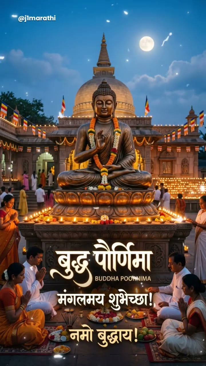🙏बुद्ध पौर्णिमेच्या हार्दिक शुभेच्छा☸️ - ShareChat