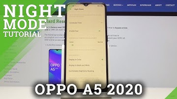 How to Activate Night Shield in OPPO A5 2020 - Switch On Night Mode