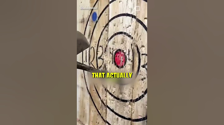 The Greatest Axe Throw Ever!