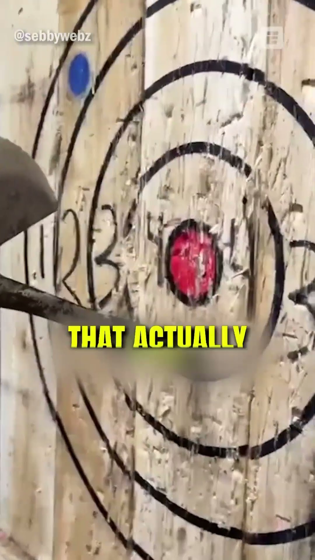 The Greatest Axe Throw Ever!