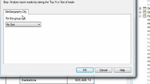 Crystal Reports 2008 Sorting a Crosstab by the Summarized Data - tutorial