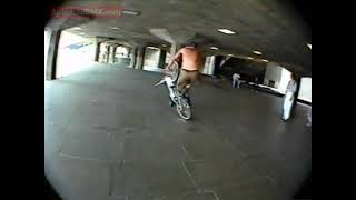 Chase Gouin, Flatland BMX, Southbank, London, 1993 Mid School BMX