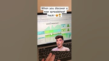 When you discover a new spreadsheet hack! #habittracker #googlesheetstips #dailyplanner #adhdwomen