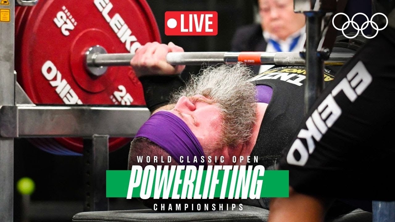 🔴 LIVE Powerlifting World Classic Open Championships Mens 83kg and Womens 69kg Group A