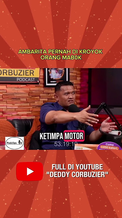 AMBARITA PERNAH DIKEROYOK ORANG MABOK #podcast #podcastclips #deddycorbuzier #closethedoor #ambarita