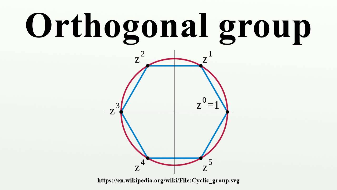 representation of orthogonal group