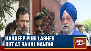 'Getting An Ass To Run A Horse's Race' Hardeep Singh Puri Pulls No Punches Commenting On Rahul