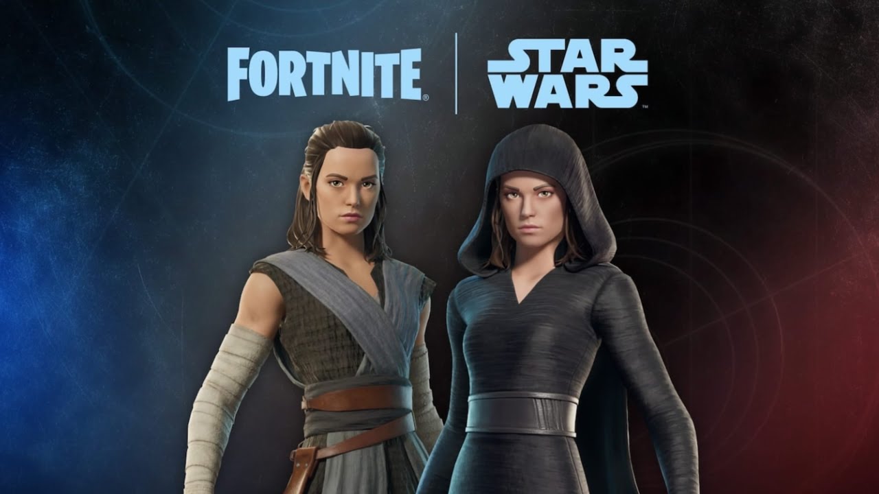 Je découvre le skin Rey apprentie X Fortnite - YouTube