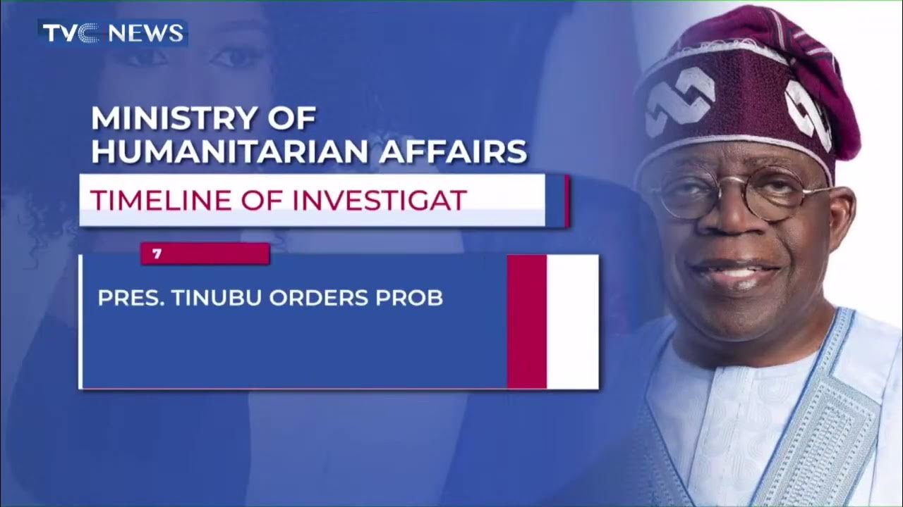 President Tinubu Orders Probe Of Ministry Of Humanitarian Affairs Over Alleged Corruption