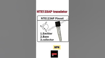 NTE123AP TRANSISTOR PINOUT #akexperiment #pinout #electronic #npn #NTE123AP #123AP #shorts #smd 👍