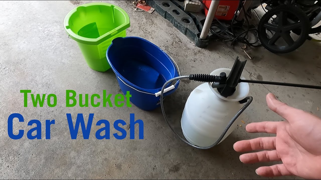 How to use the 2 bucket car wash method YouTube