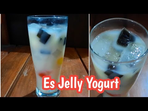 Resep minuman Receh Rasa Bintang 5 " Es Jelly Yogurt ...