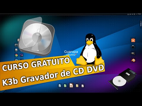 Curso de Linux Ubuntu - 59 - Como gravar CD/DVD de dados e instalar k3b e configurar