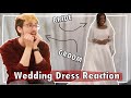 Reacting to my Fiancée in Wedding Dresses