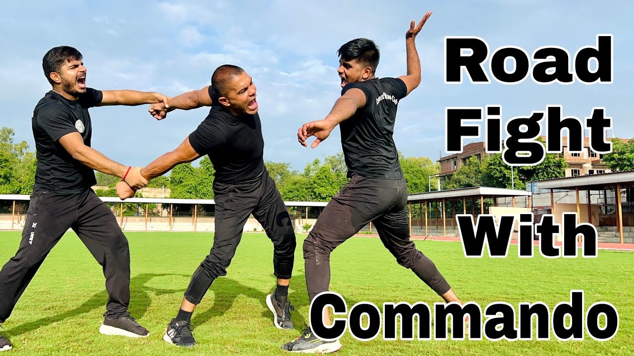 Road Fight With Commando  Self Defence  Commando Fitness Club