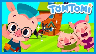 Three Little Pigs |  English Fairy Tales and Bedtime Story | TOMTOMI Fairy Tales for Kids