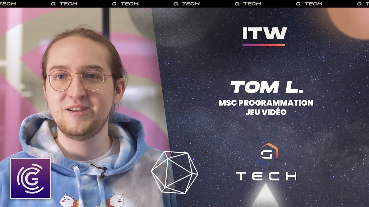 Avis Gaming Campus : Tom L. Étudiant MSc Programmation Jeu Vidéo - YouTube