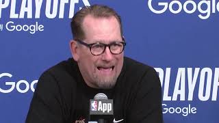 Sixers Nick Nurse | Made Mistakes vs Celtics in Game 3 You Can NOT Make | Postgame