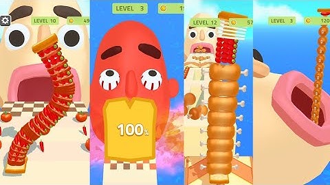 Sandwich Runner All Levels Gameplay Walkthrough 1-14 Lvl. #shorts 