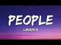 Gambar cover Libianca - People Lyrics