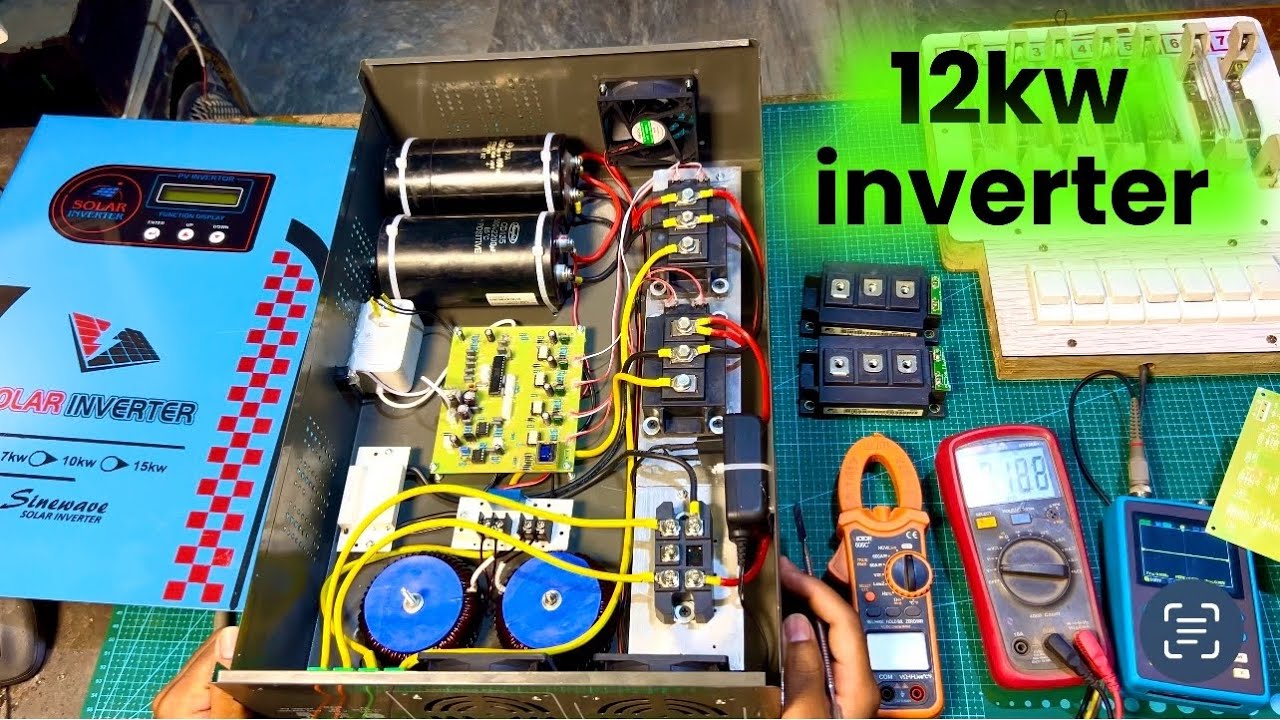 How to make solar inverter 12 kw IGBT | inverter setting | urdu & hindi ...