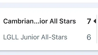 CPLL Juniors All ⭐️s Game 6/23