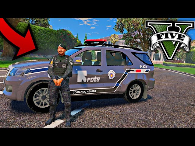 GTA V: COMO INSTALAR FARDA E VIATURA DA POLÍCIA MILITAR DE SÃO PAULO! ROTA!  