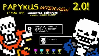 Papyrus gets interviewed - Voice dub (Dubbing from the Undertale/Deltarune Spring 2024 Newsletter)