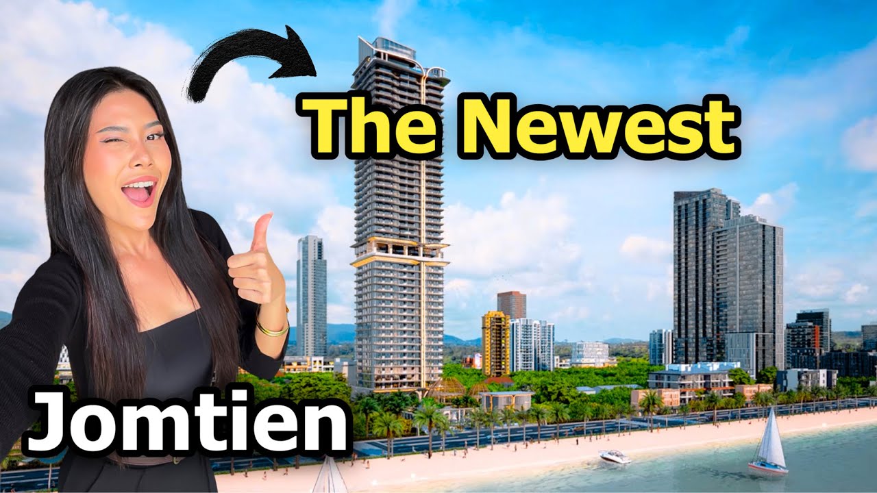 Новые роскошные апартаменты с видом на море в Джомтьене, Паттайя.