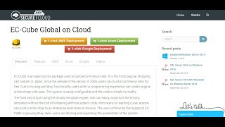 Secured EC Cube Global on Windows 2012 R2- Deploy on Azure , AWS and Google Cloud Platform.