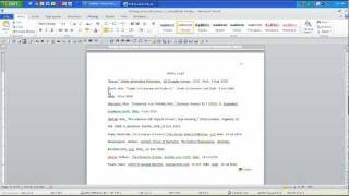 MLA Works Cited Page: Hanging Indent