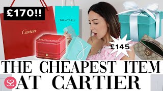 I LOOKED FOR THE CHEAPEST THING CARTIER SOLD.... 6 *INSANE* LUXURY ITEMS UNDER £495 | Selfridges AD