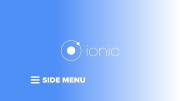How to Create a Side-Menu Page in Ionic 2 or 3