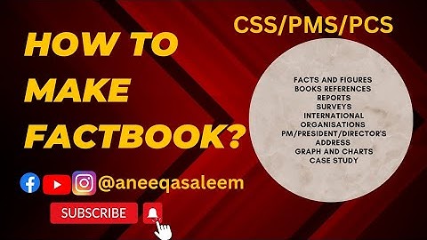 FactBook for Competitive Exams... CSS/PMS/PCS