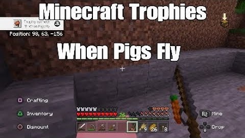Minecraft Trophies When Pigs Fly