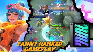 Fanny Ranked Gameplay In IPad mini 6 | Mobile Legend