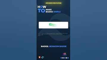 How to make badge hexagon - v24 #html #tailwindcss #css #javascript #webdesign