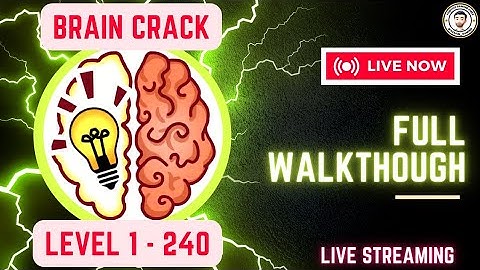 Brain Crack Full Walkthrough Level 1 - 240 [No Commentary] [No Hints]