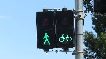 Aldridge Pedestrian/Cyclist Signals working together