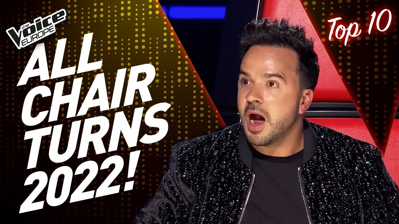 The BEST ALL CHAIR TURNS on The Voice 2022! TOP 10 YouTube