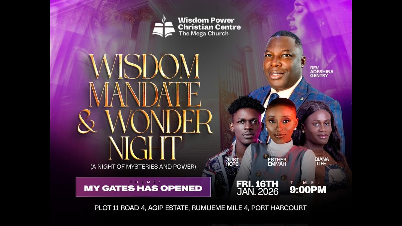 WISDOM MANDATE AND WONDER NIGHT || MY GATE HAS OPENED || JAN. 17TH 2026