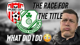 DERRY V SHAMROCK ROVERS | RED CARD | PENALTY | FEVER PITCH