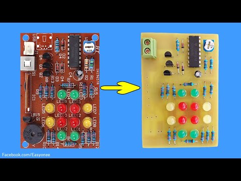 CD4060 Dream Light LED Schematic + PCB